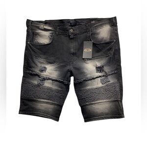 NWT Gs-115 Shorts Black Inseam 14” Stretch High Rise Waist 50